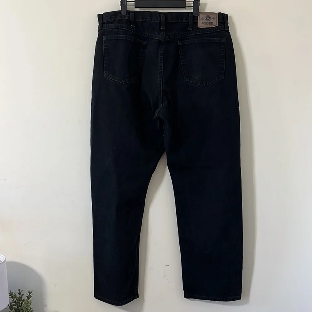 Wrangler Men’s Black Relaxed Fit Denim Jeans Size 40 x 32 - Picture 6 of 11